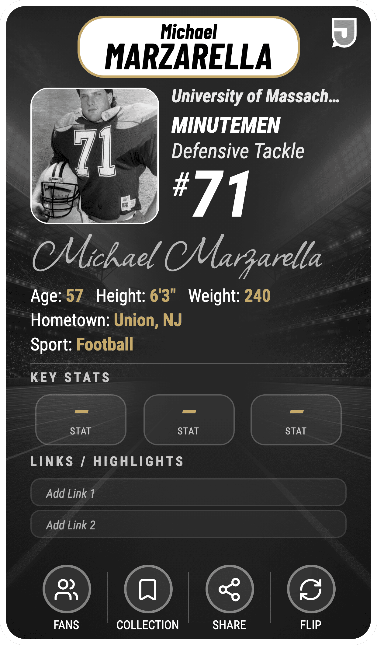 Michael Marzarella jocdocs card back
